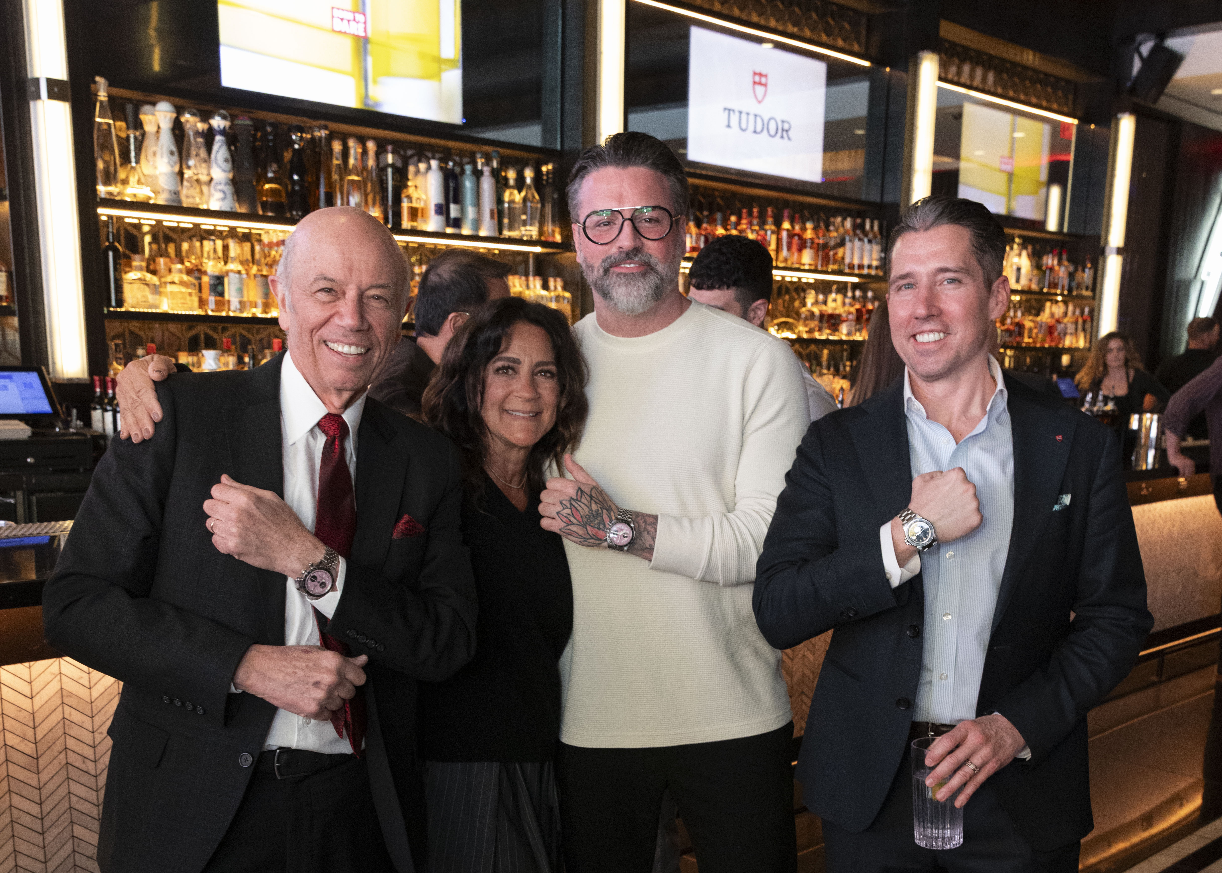 The evening welcomed over 100 VIP guests to Electra Cocktail Club at The Palazzo, where  attendees enjoyed specialty cocktails and explored boutique-only TUDOR editions, curated for  those seeking distinctive references available exclusively through TUDOR Boutiques. The  celebration was hosted by TUDOR alongside LV Luxury leadership Ezra Bekhor (CEO) and  Alan Bekhor (COO & President), with Christine Sidoris (Vice President) welcoming guests for  an intimate evening of hospitality, horology, and community. 