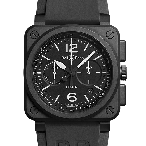 Bell and Ross Watch BR 03 94 BLACK MATTE LV Luxury