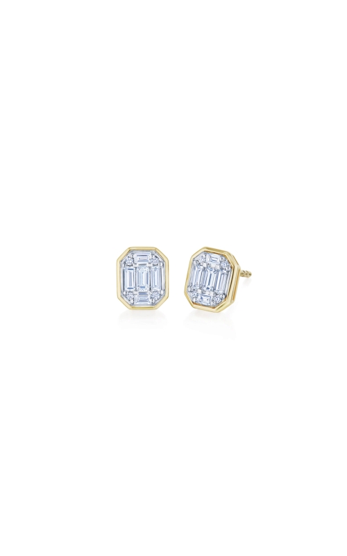 Kwiat Sunburst Earrings E-2703-0-DIA-18KY