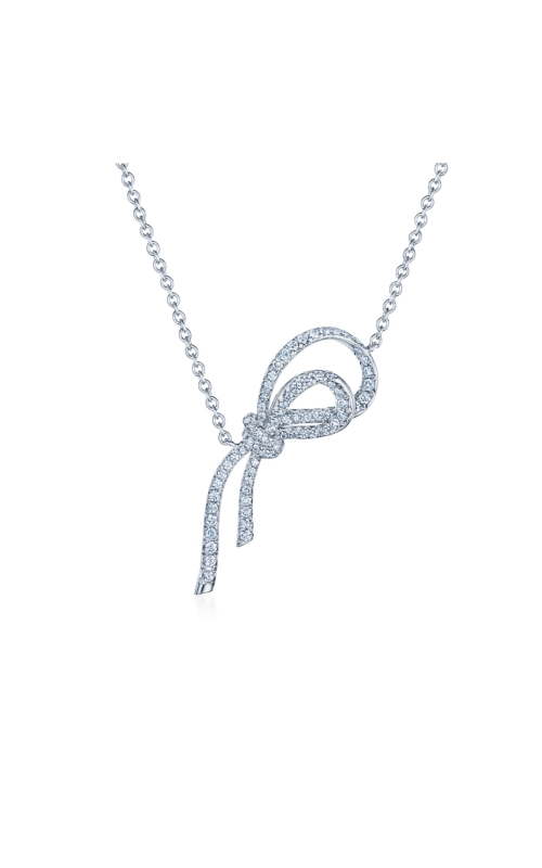 Kwiat Ribbon Necklace N-10101-0-DIA-PLAT